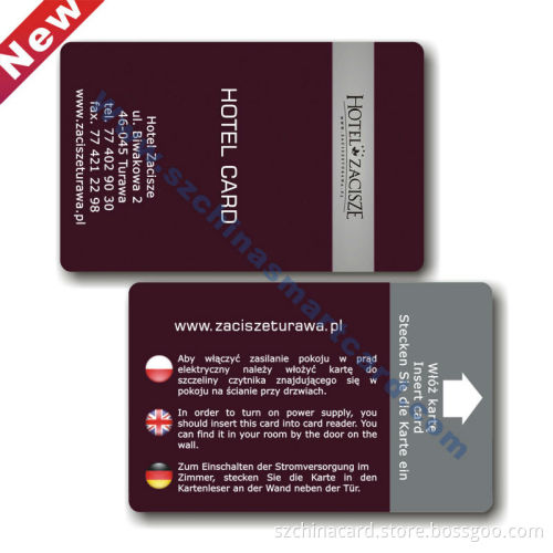 Best selling! ISO 7810 hotel key card magnetic key card door card with magnetic stripe